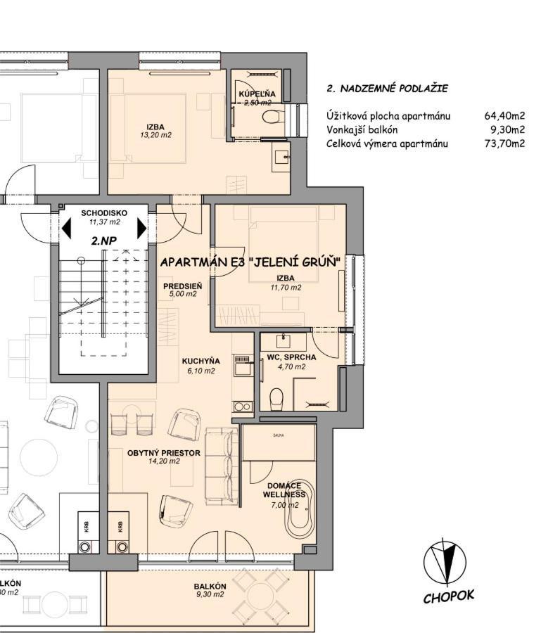 Apartman Jeleni Grun Jasna Demanovska Dolina Exterior photo